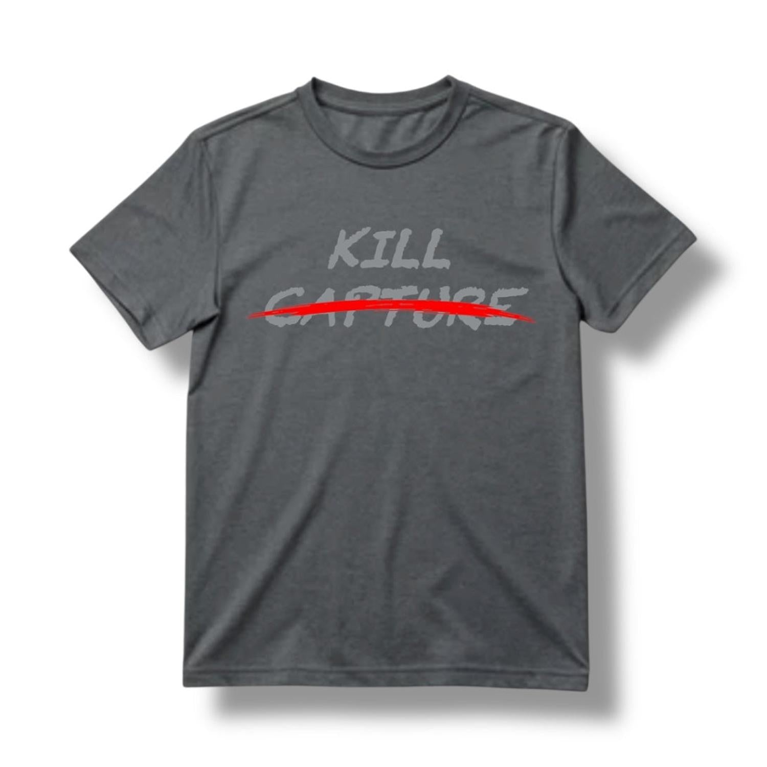"KILL CAPTURE" TEE (HEATHER METAL)