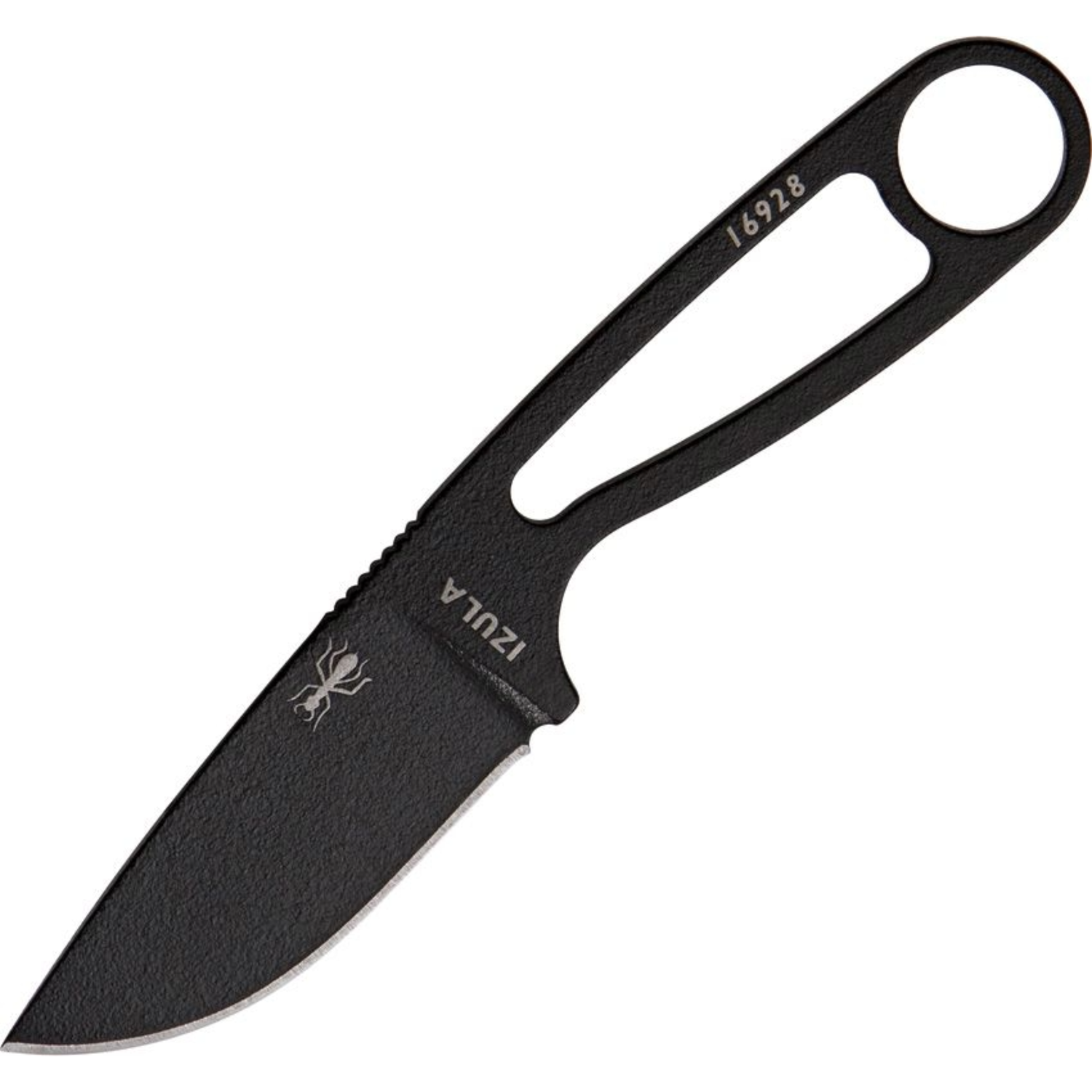Izula (Plain Black Blade w/Black Sheath)