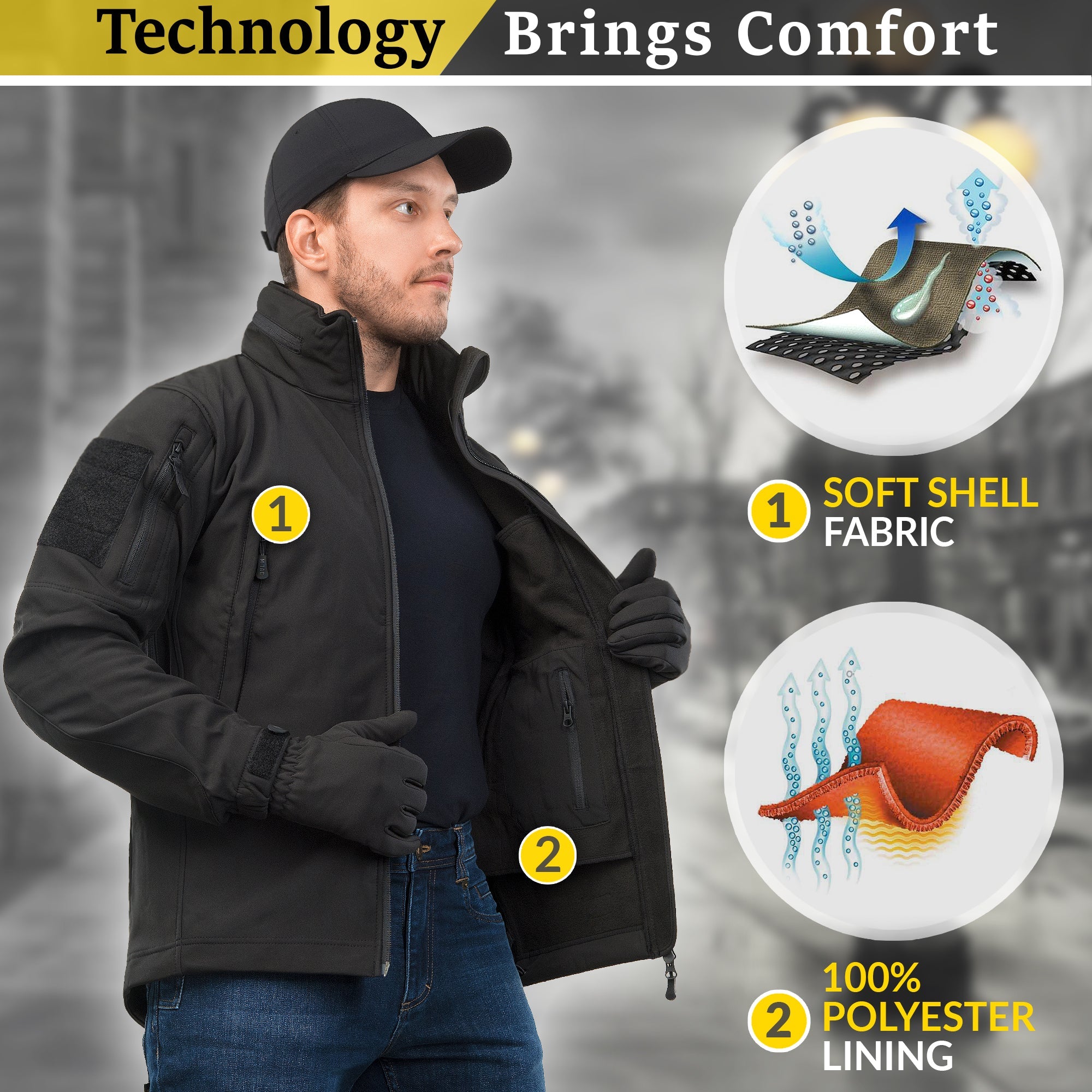 M‑Tac Softshell Tactical Jacket