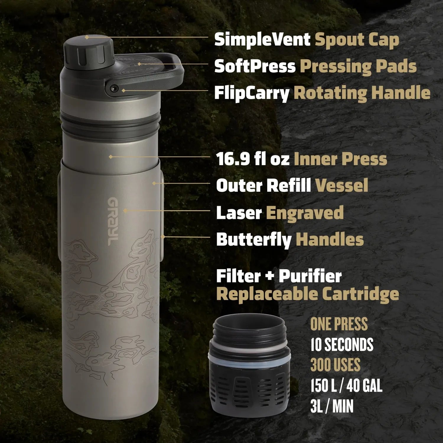 16.9oz UltraPress® Ti Purifier