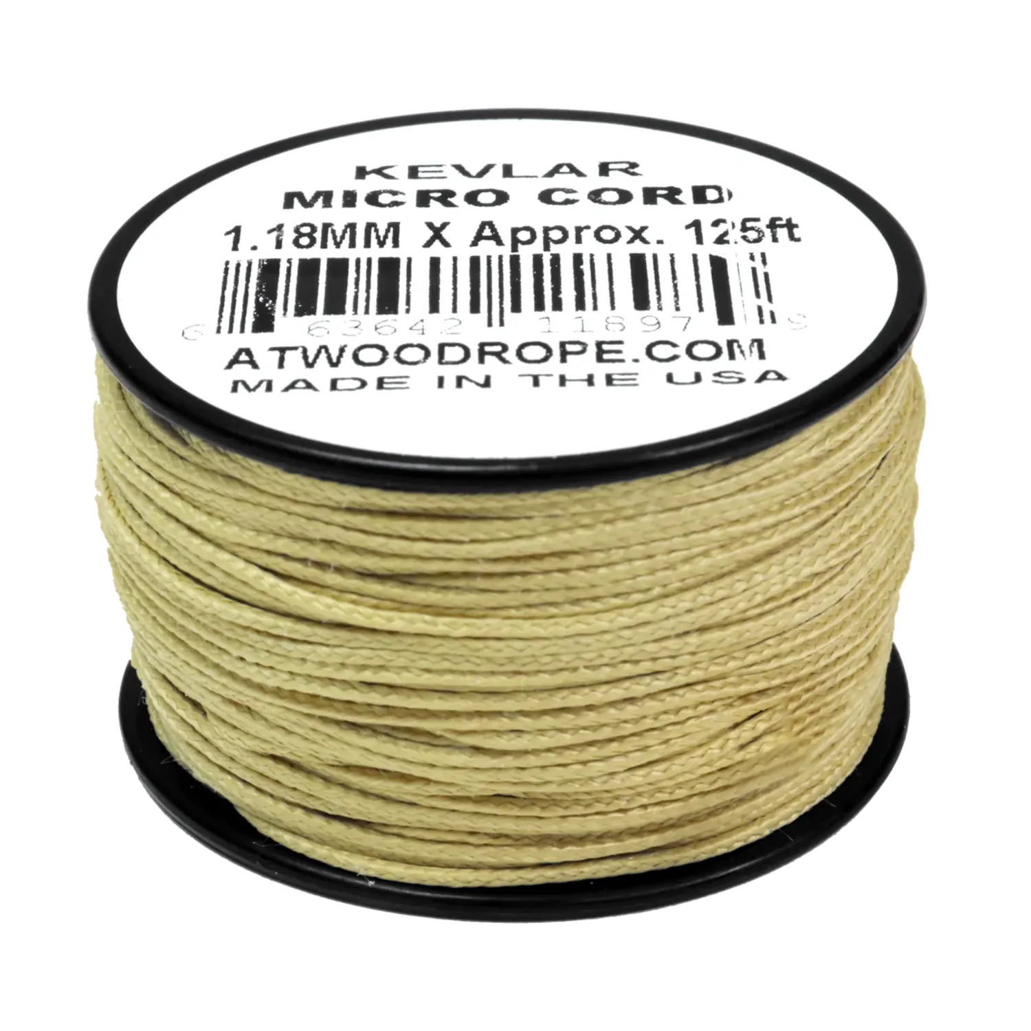 1.18mm Kevlar Micro Cord - Yellow