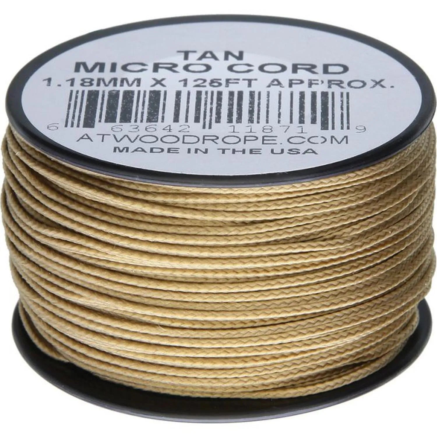 1.18mm Micro Cord 125ft Roll