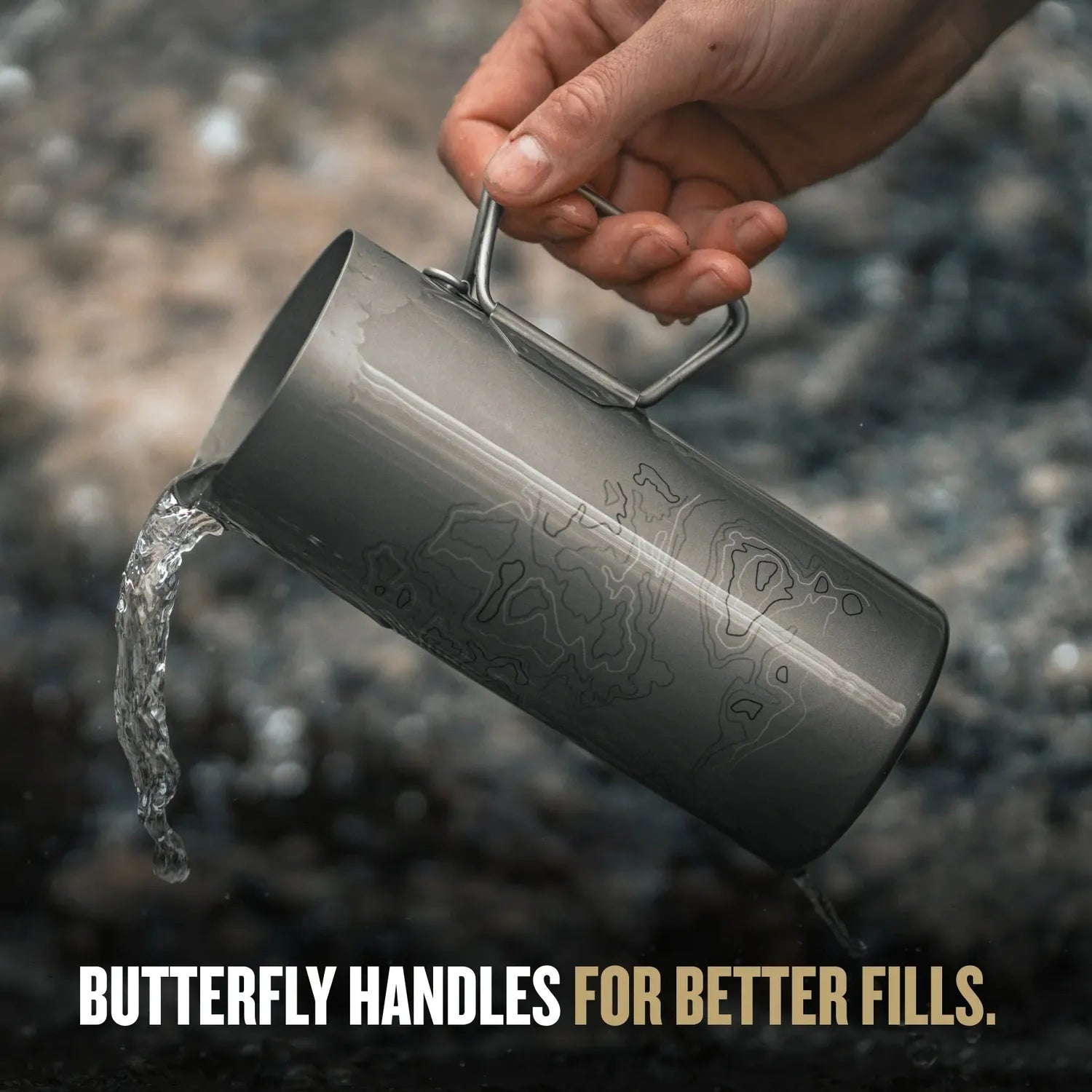 24oz GeoPress® Ti Purifier with Cook Lid