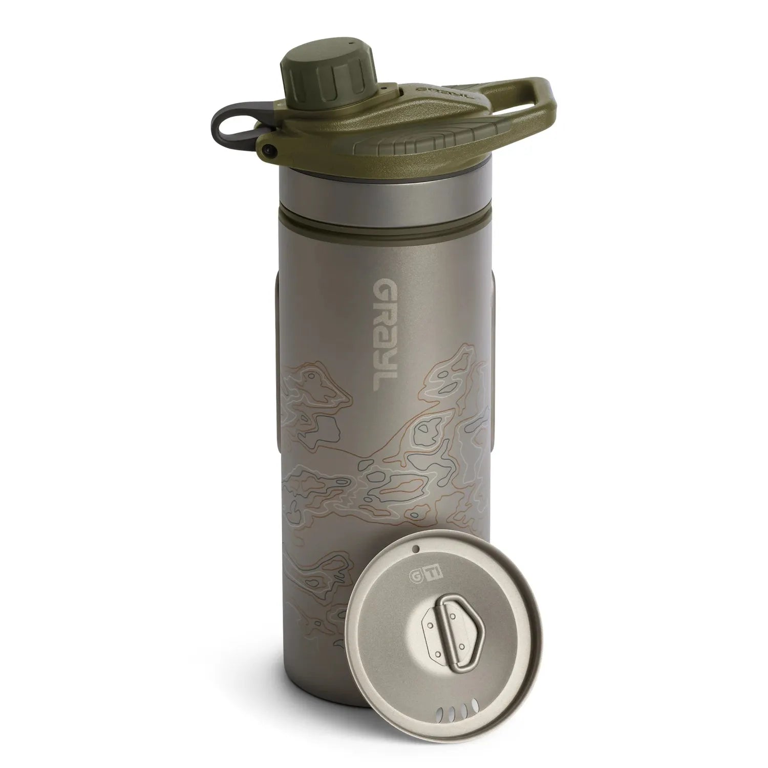 24oz GeoPress® Ti Purifier with Cook Lid