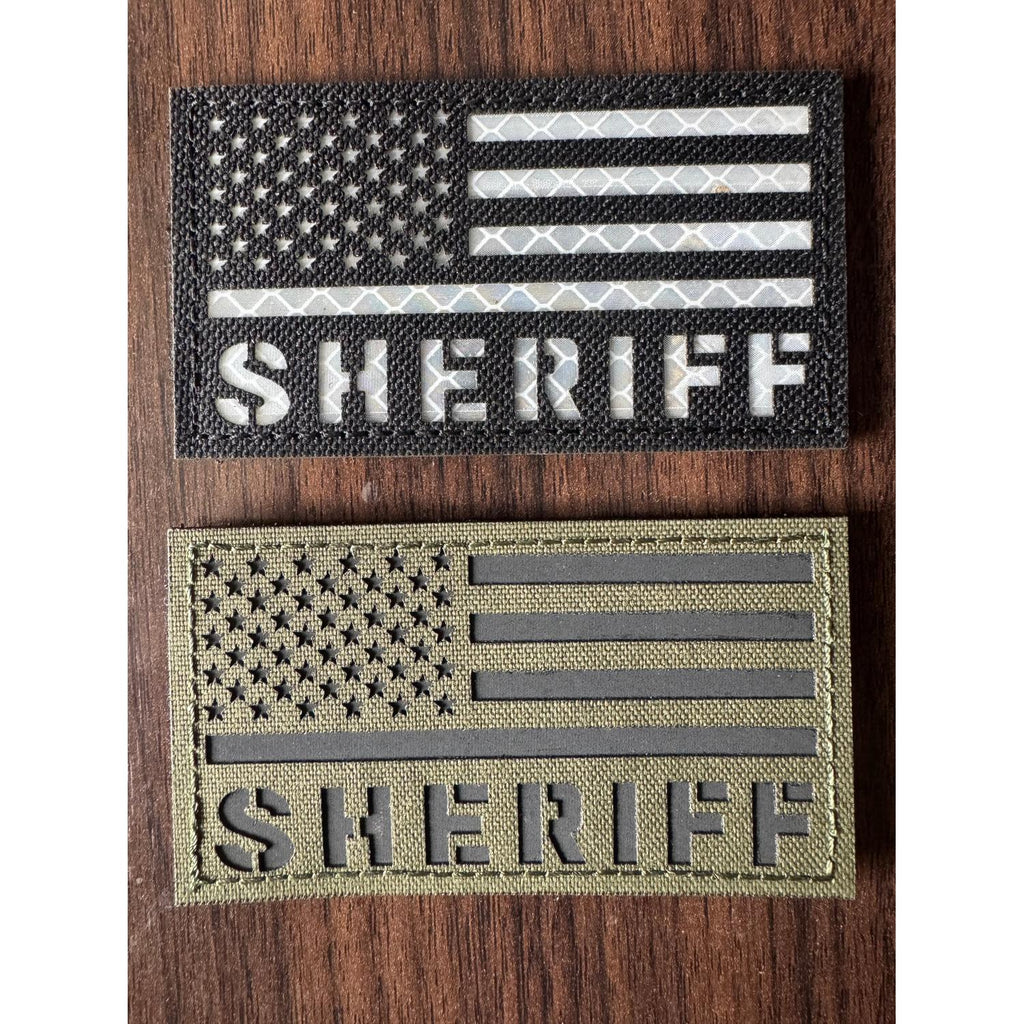 2x3.5” Sheriff Patch IR or Reflective