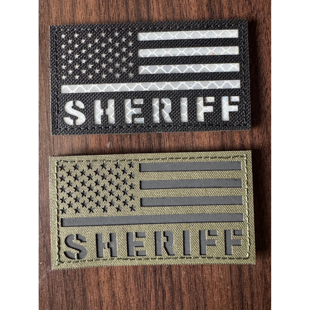 2x3.5” Sheriff Patch IR or Reflective
