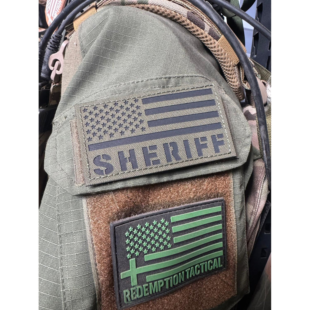 2x3.5” Sheriff Patch IR or Reflective
