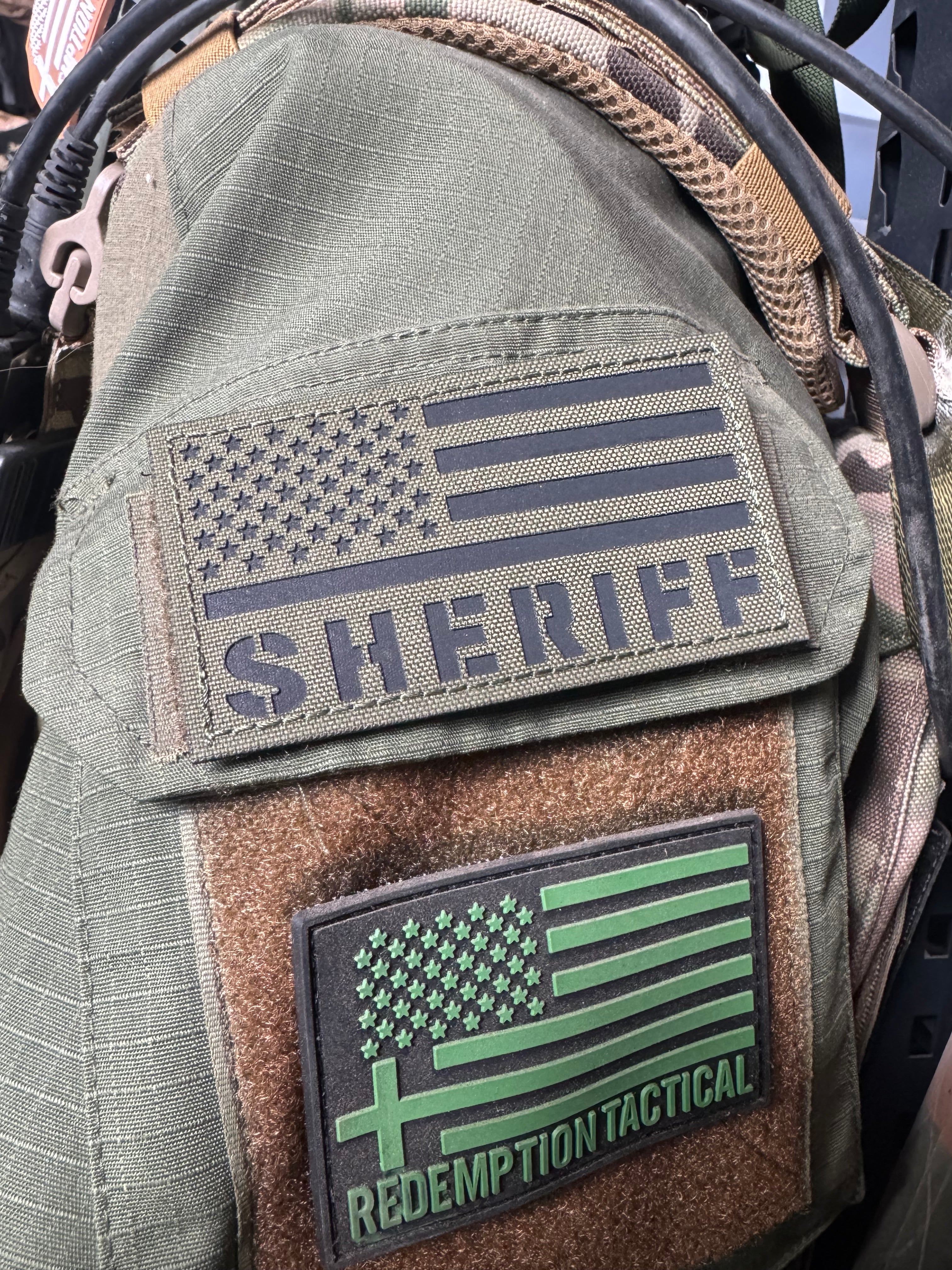 2x3.5” Sheriff Patch IR or Reflective