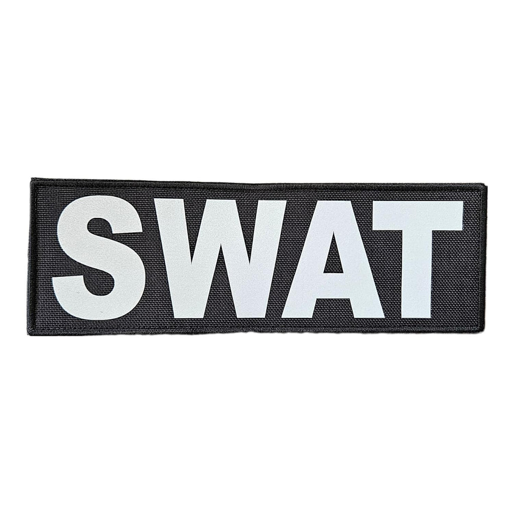 (3"×9") "SWAT" REFLECTIVE VELCRO PATCH