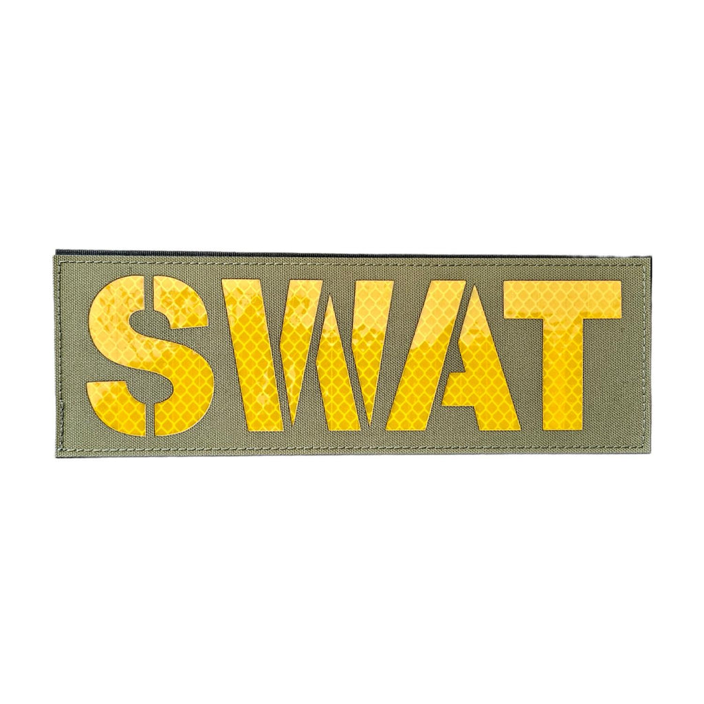 (3"×9") "SWAT" REFLECTIVE VELCRO PATCH