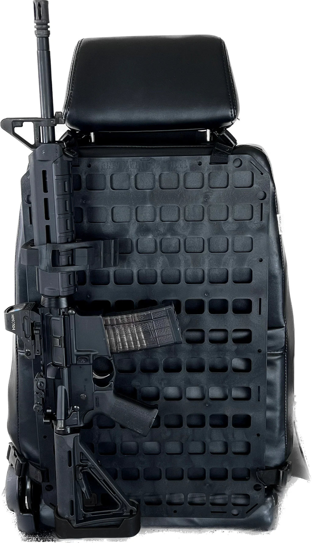 Vehicle Rifle Rack – Buttstock Cup Kit + Rubber Clamp + 15.25 x 25 RMP™