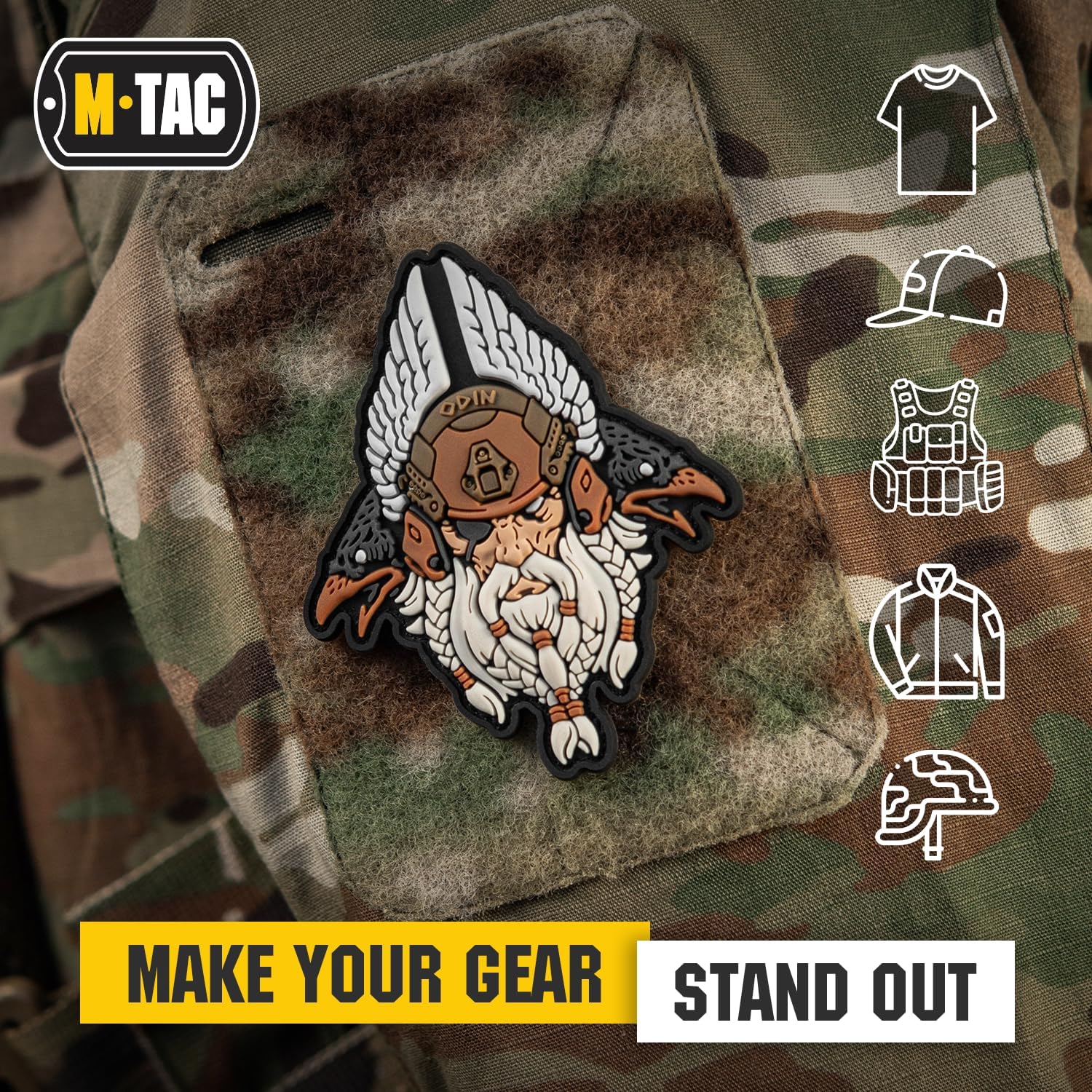 M-Tac Morale Patch Viking Invasion PVC