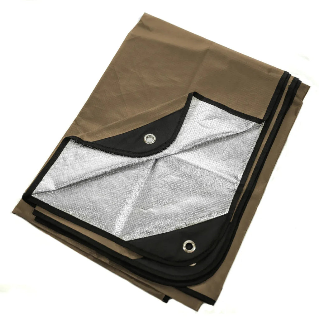 Arcturus All-Weather Outdoor Survival Blanket – Coyote Brown (60" x 82")