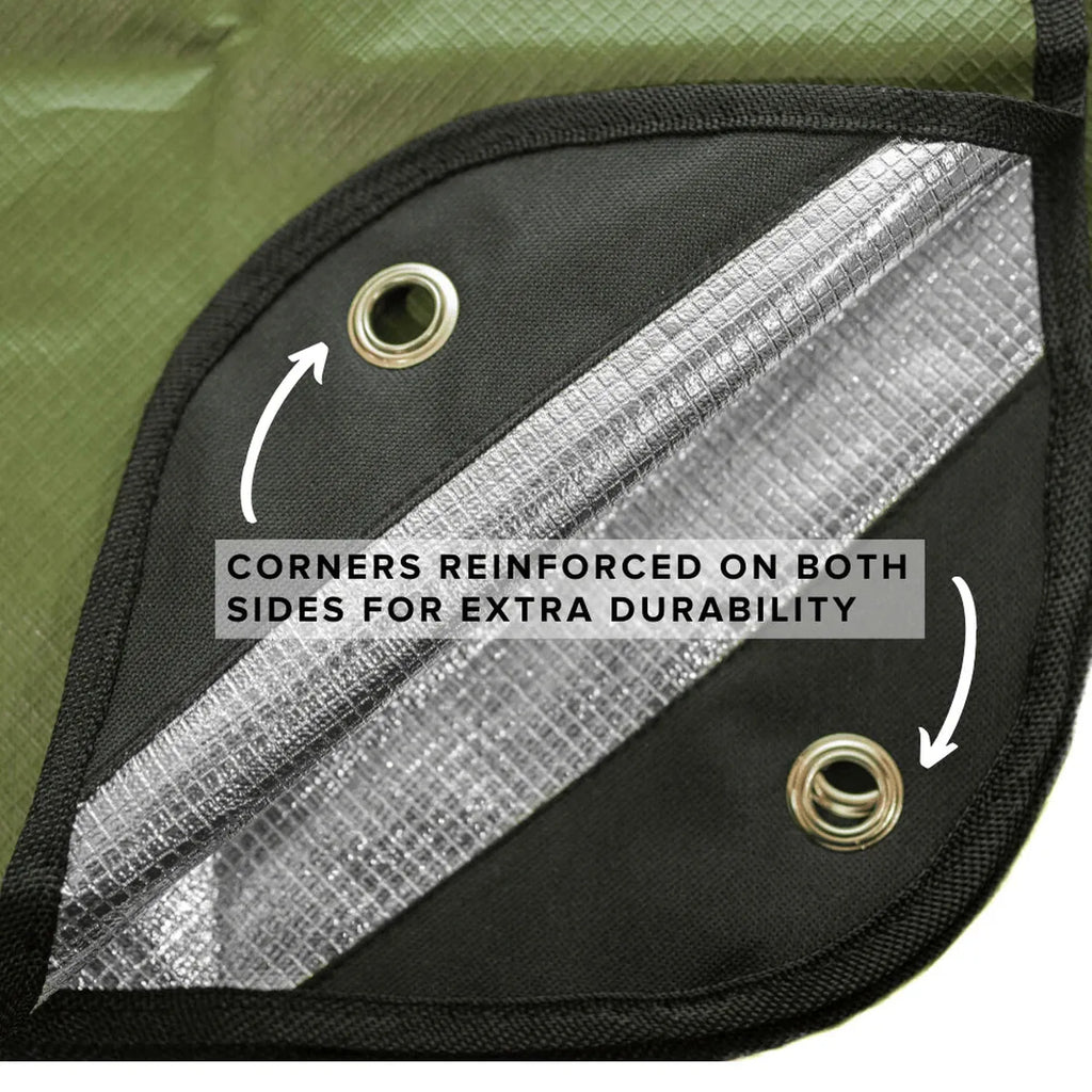 Arcturus All-Weather Outdoor Survival Blanket – Olive Drab (60" x 82")