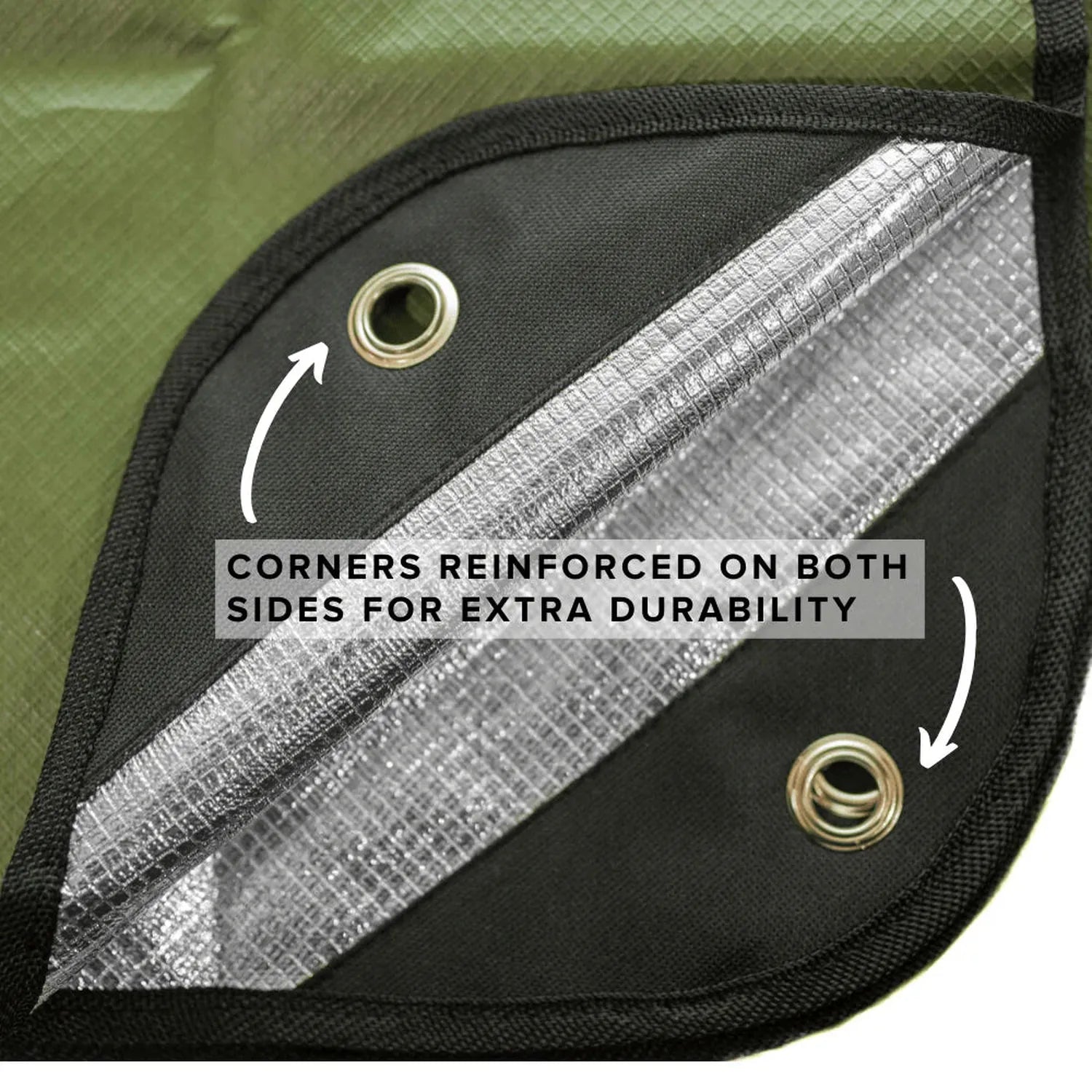 Arcturus All-Weather Outdoor Survival Blanket – Olive Drab (60" x 82")