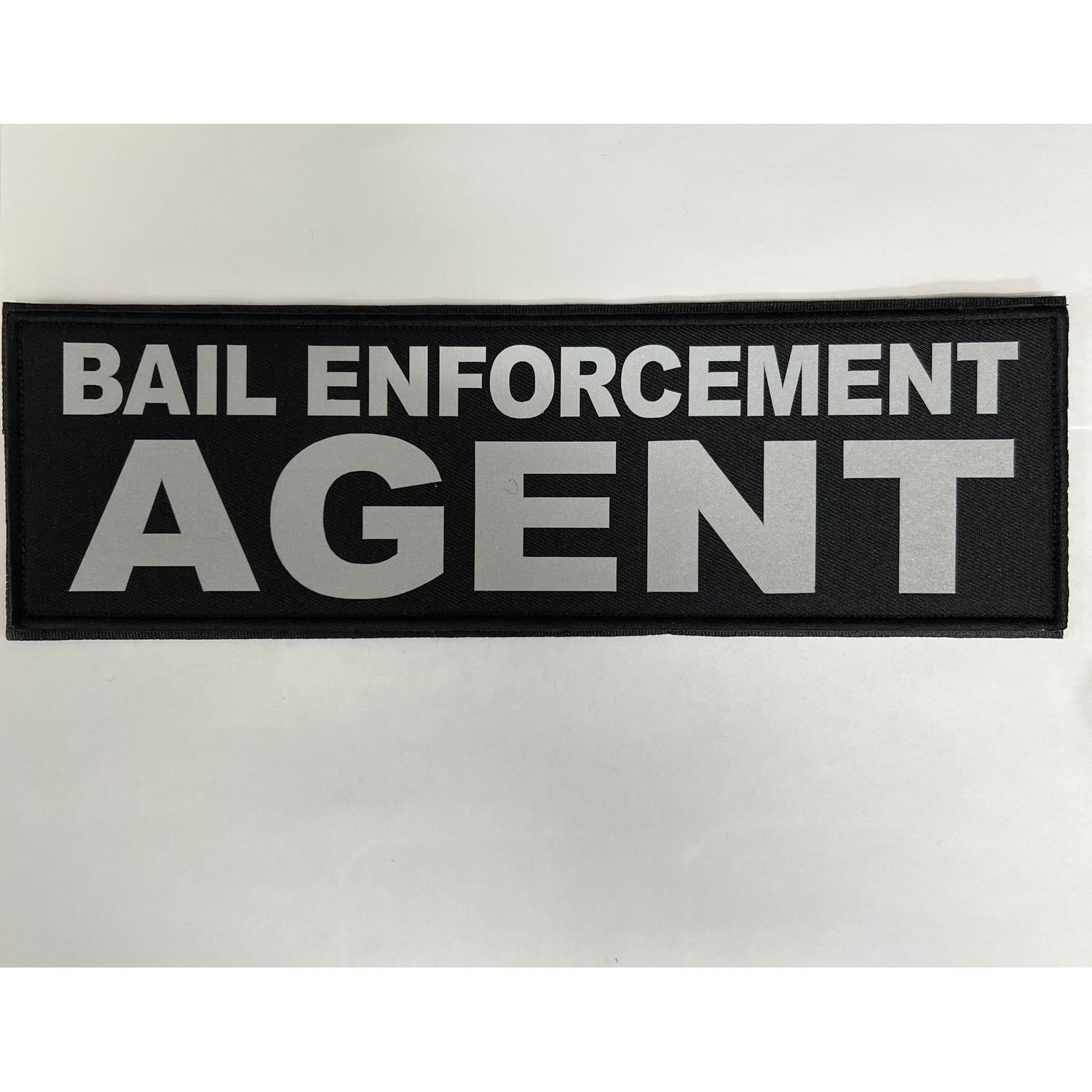 BAIL ENFORCEMENT AGENT Patches (3” x 10”) Hook and Loop