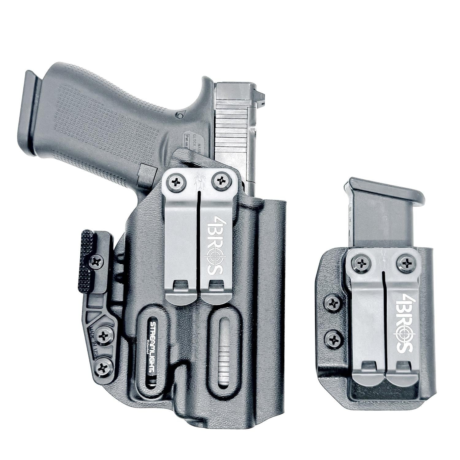 Glock 43X & 48 MOS TLR-7 Sub IWB RH Holster with Magazine Carrier Combo