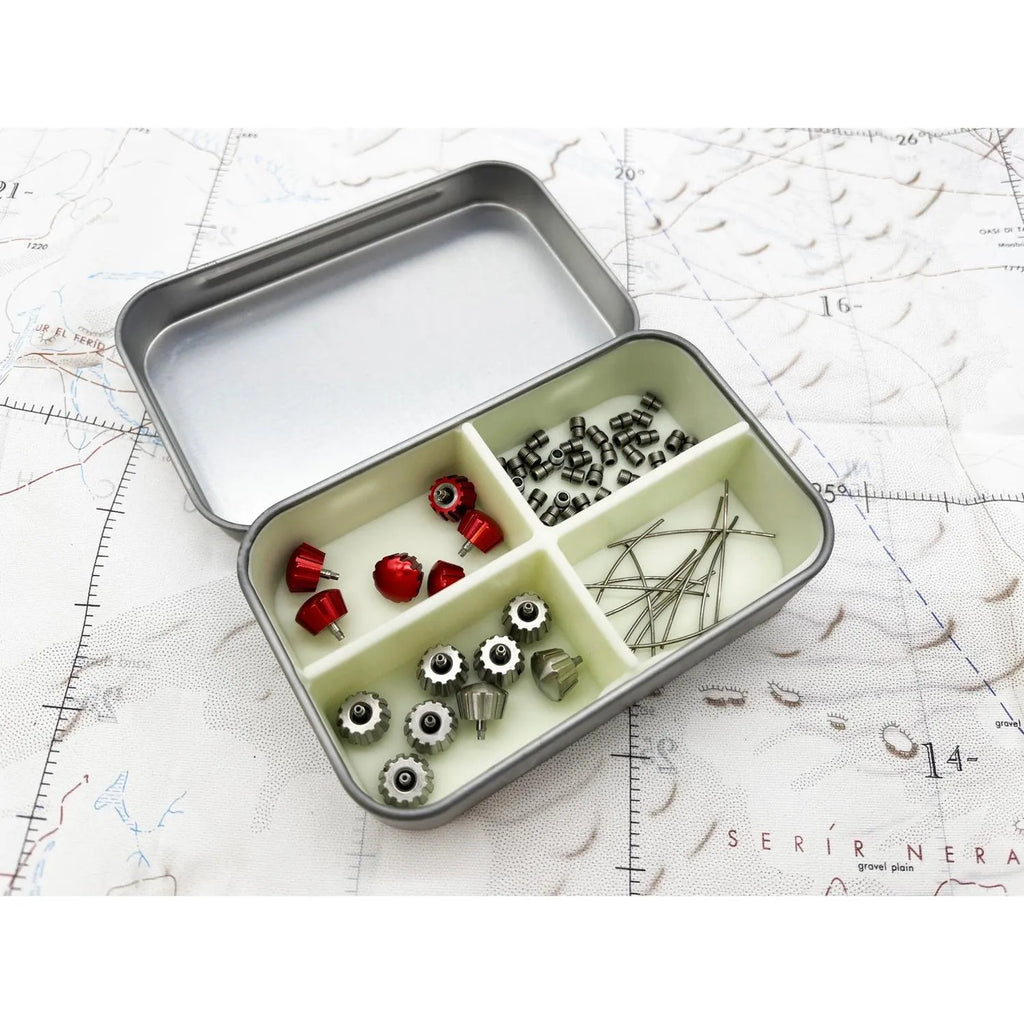 Glow-in-the-Dark Silicone Divider for Survival Tins