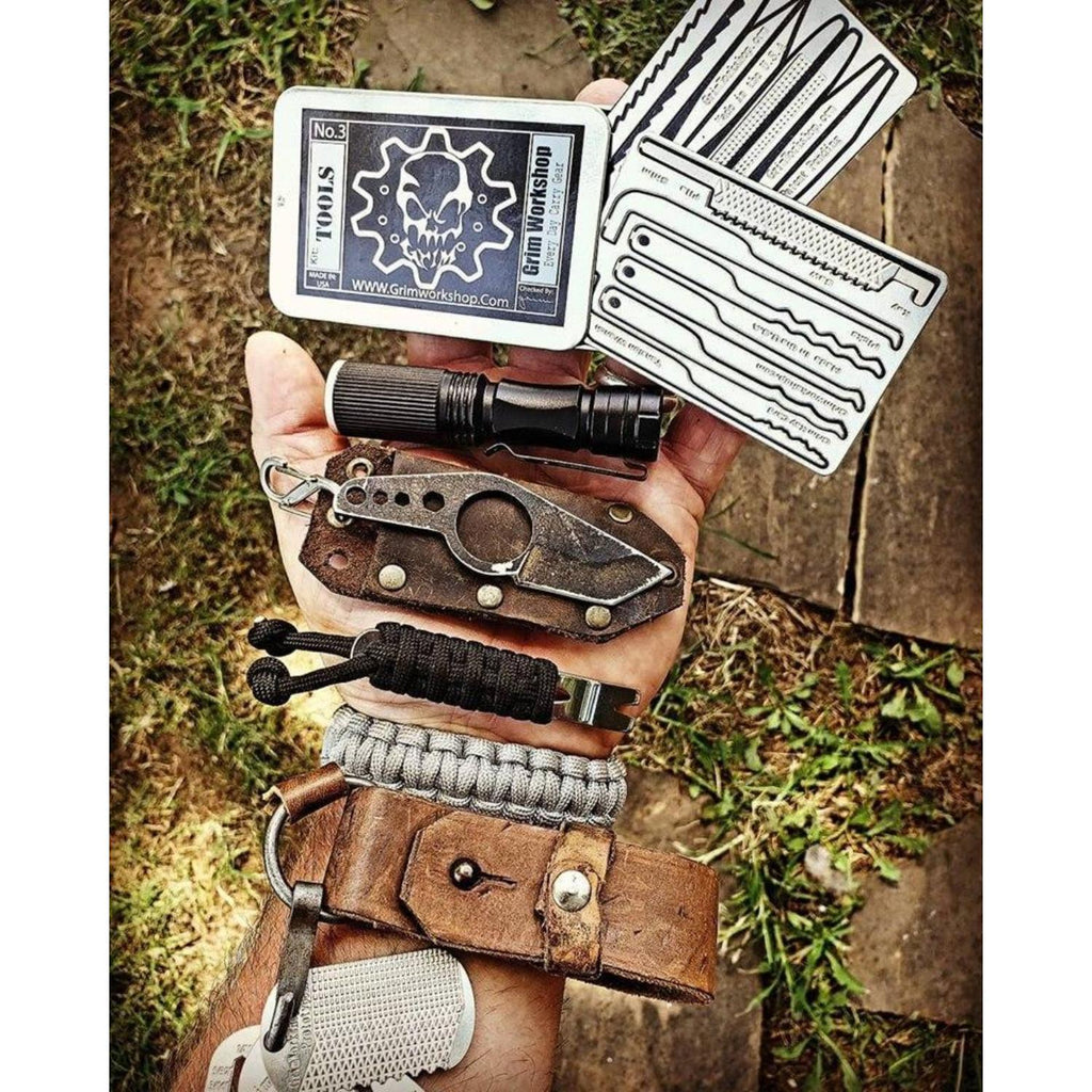 Grim Key Card : Credit Card Lock Pick Set and Escape Kit