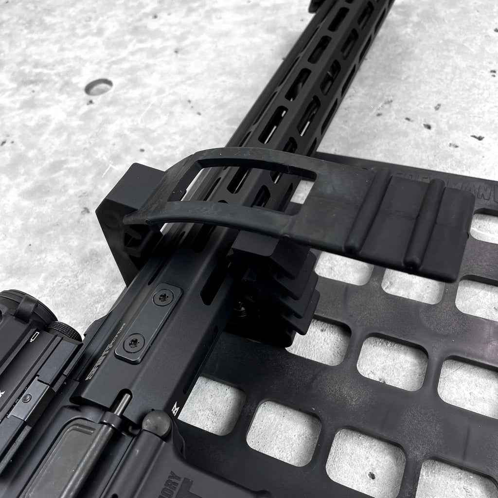 Vehicle Rifle Rack – Buttstock Cup Kit + Rubber Clamp + 15.25 x 25 RMP™