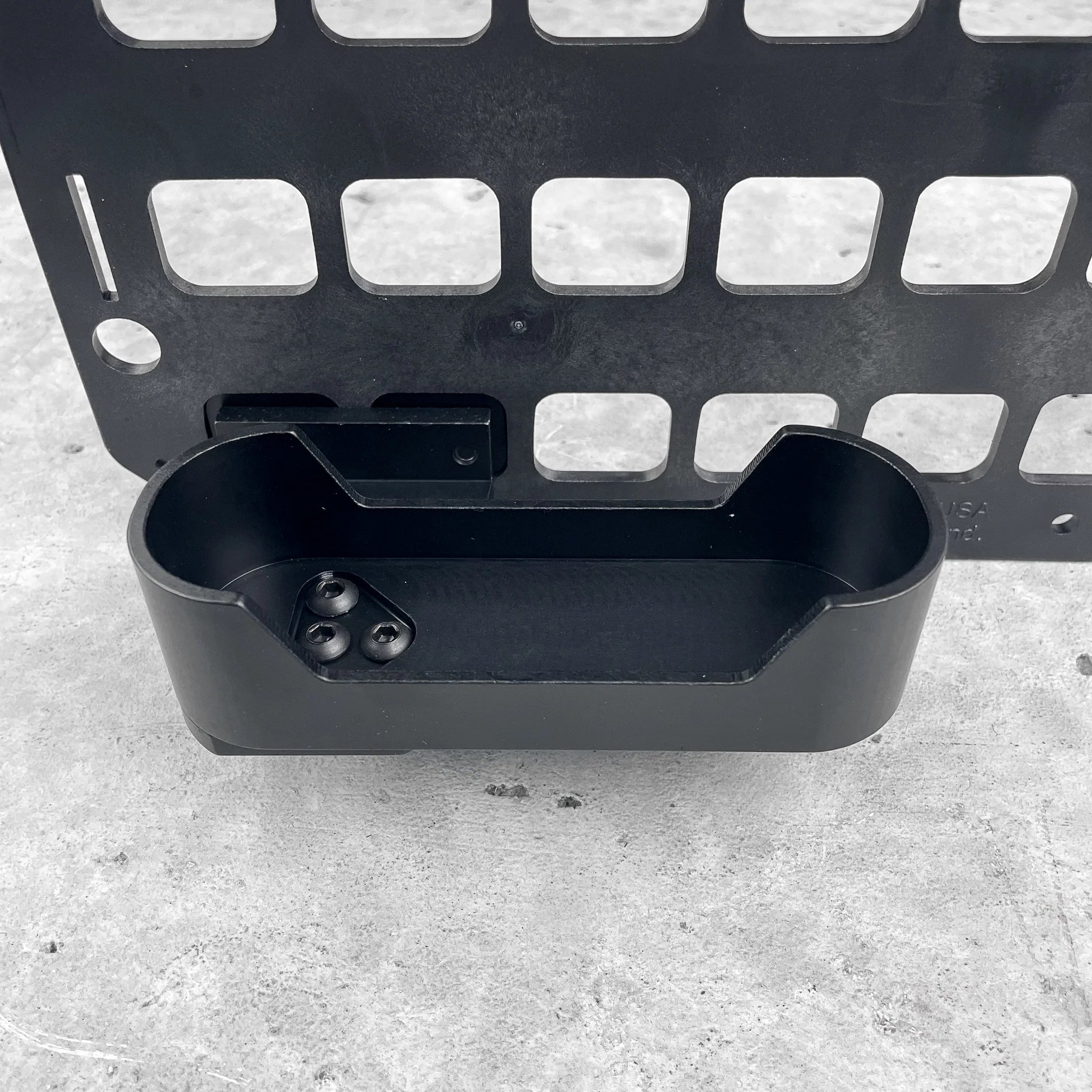 Vehicle Rifle Rack – Buttstock Cup Kit + Rubber Clamp + 15.25 x 25 RMP™