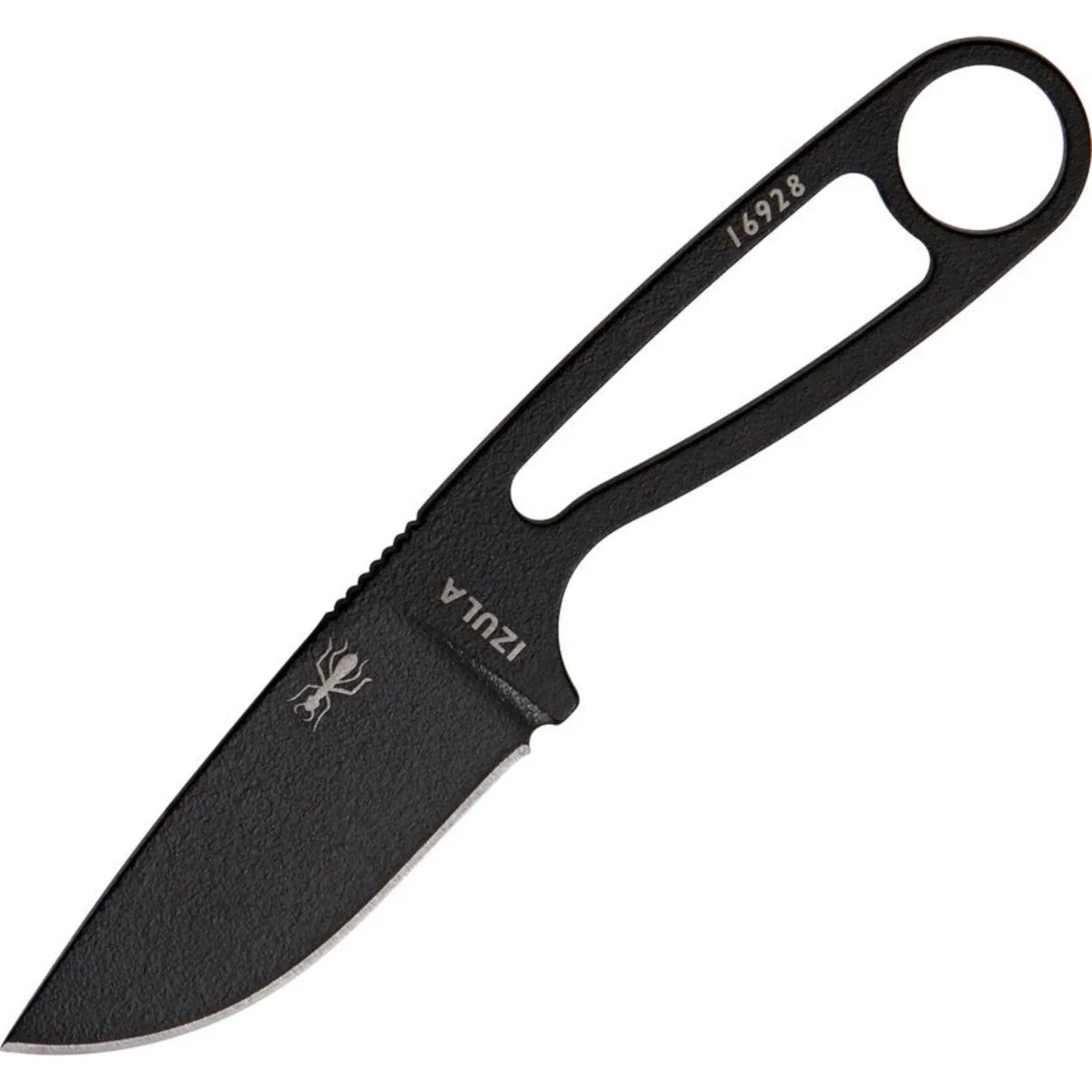 Izula (Plain Black Blade w/Black Sheath)
