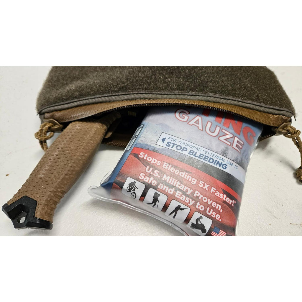 Kangaroo Pocket Pouch – Full-Length Zippered Insert for Modular Chest Rig-Kit Bag