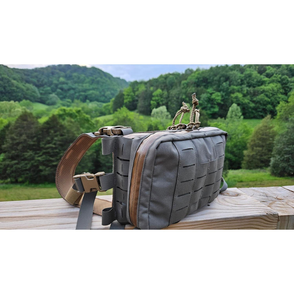 Kangaroo Pocket Pouch – Full-Length Zippered Insert for Modular Chest Rig-Kit Bag