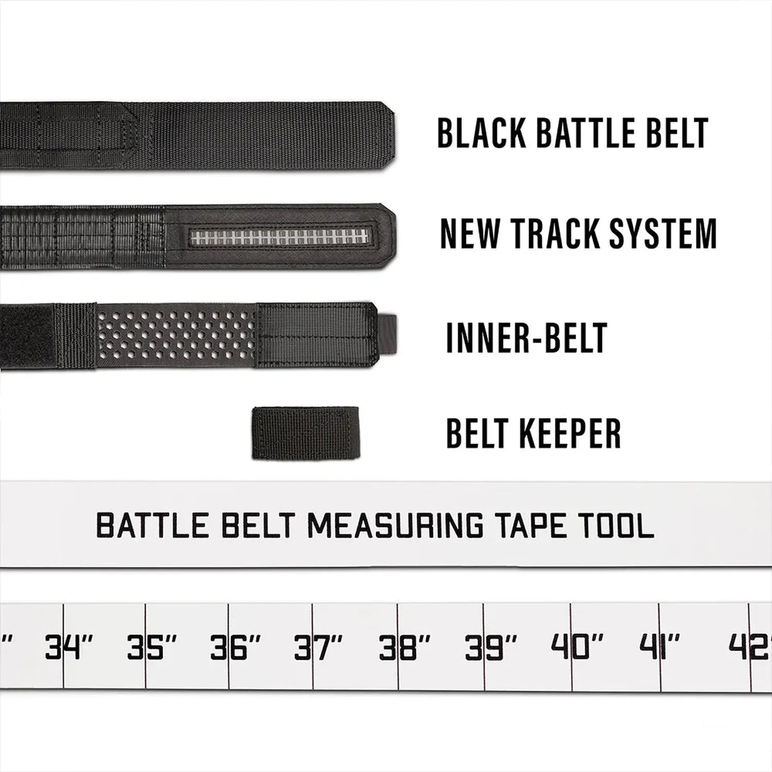 Multicam® Black MOLLE Battle Belt – Complete Kit