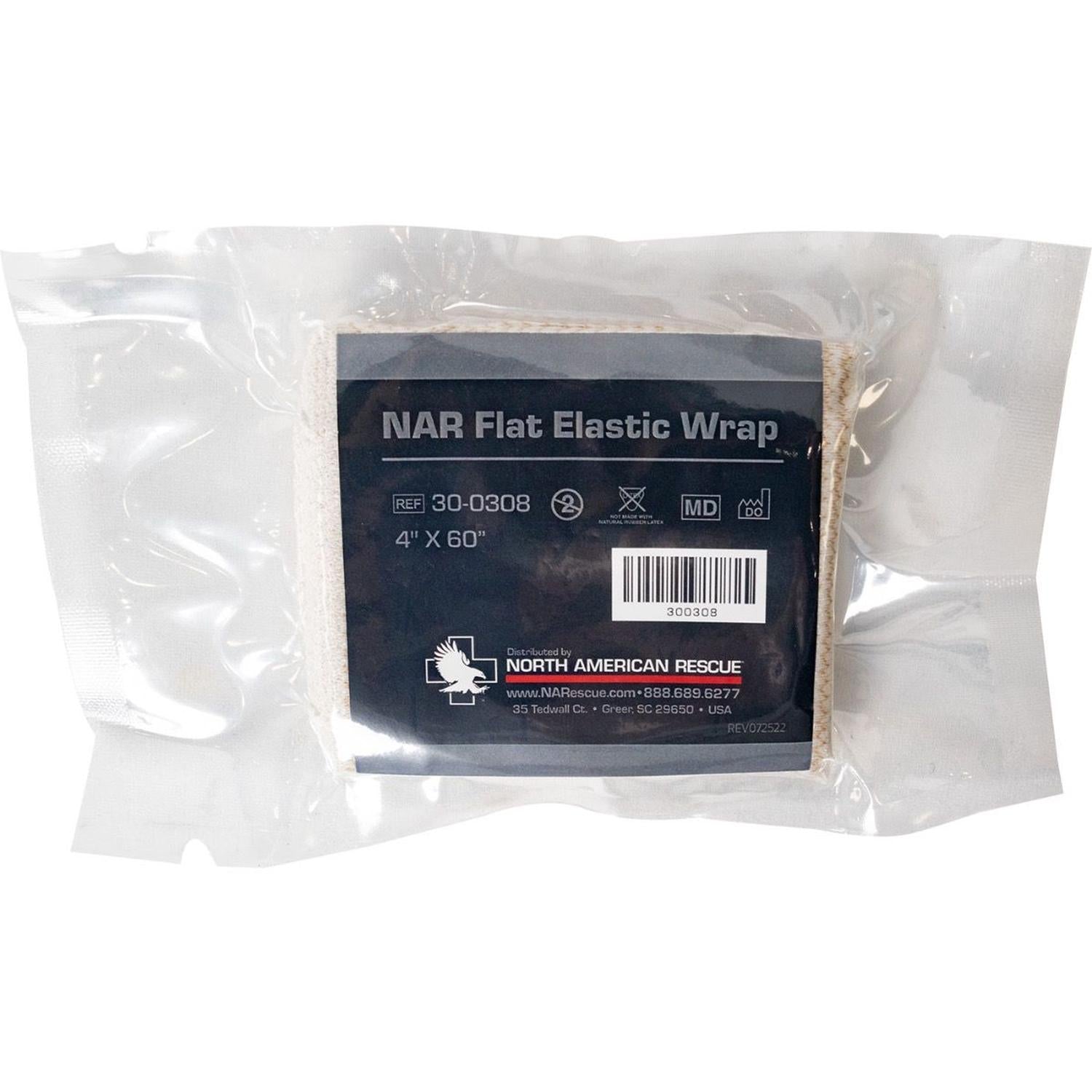 NAR Flat Elastic Wrap - 4" x 5yd
