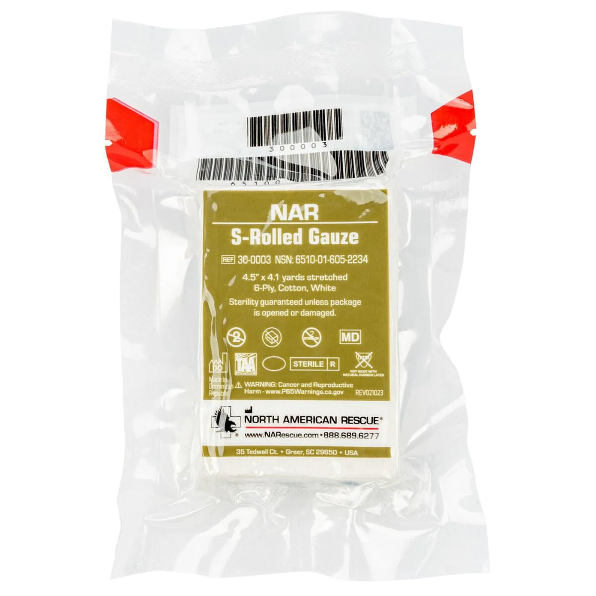 NAR S-Rolled Gauze