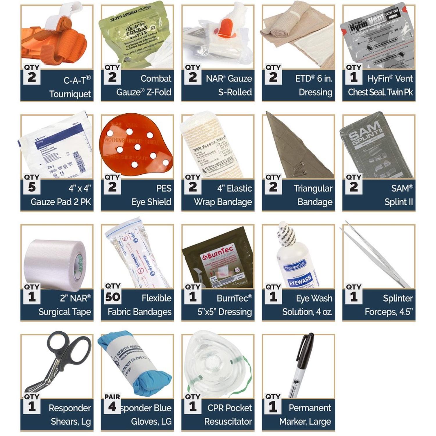 Range Trauma Aid Kit - Hard Case