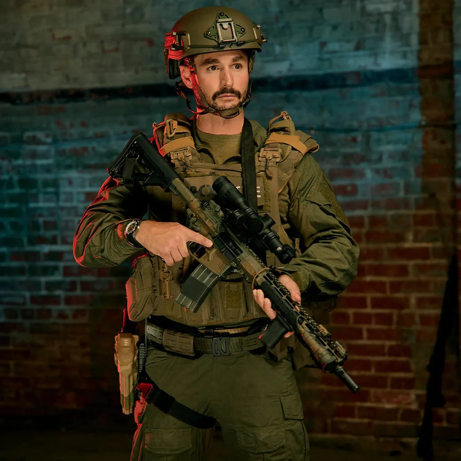 Ranger Green Laser Cut MOLLE Battle Belt – Complete Kit
