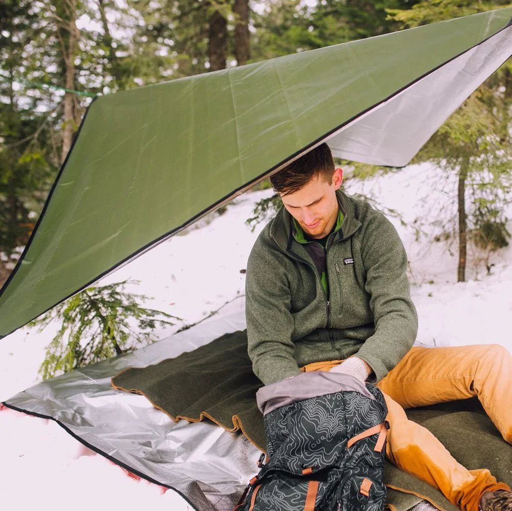Arcturus All-Weather Outdoor Survival Blanket – Coyote Brown (60" x 82")