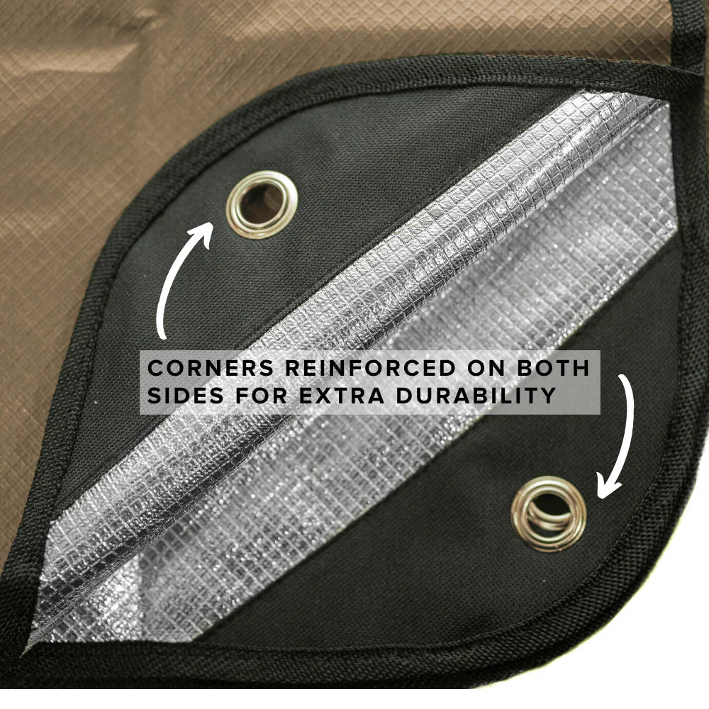 Arcturus All-Weather Outdoor Survival Blanket – Coyote Brown (60" x 82")
