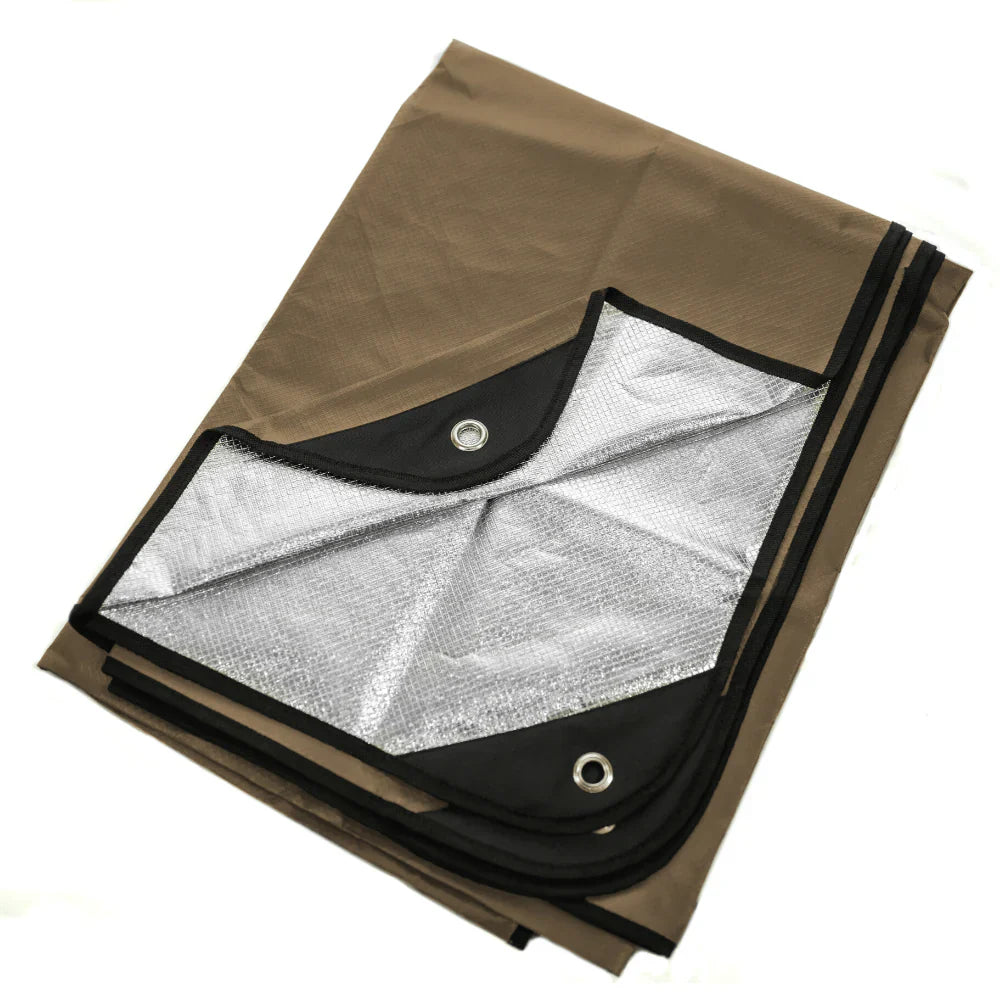 Arcturus All-Weather Outdoor Survival Blanket – Coyote Brown (60" x 82")