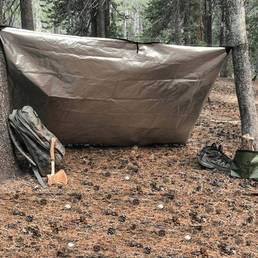 Arcturus All-Weather Outdoor Survival Blanket – Coyote Brown (60" x 82")